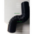 Plastic Flexible Pipe 3′′ ID 90cm Extended Length Black Universal